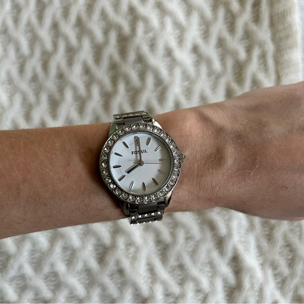 Fossil silver watch - Picture 5 of 8